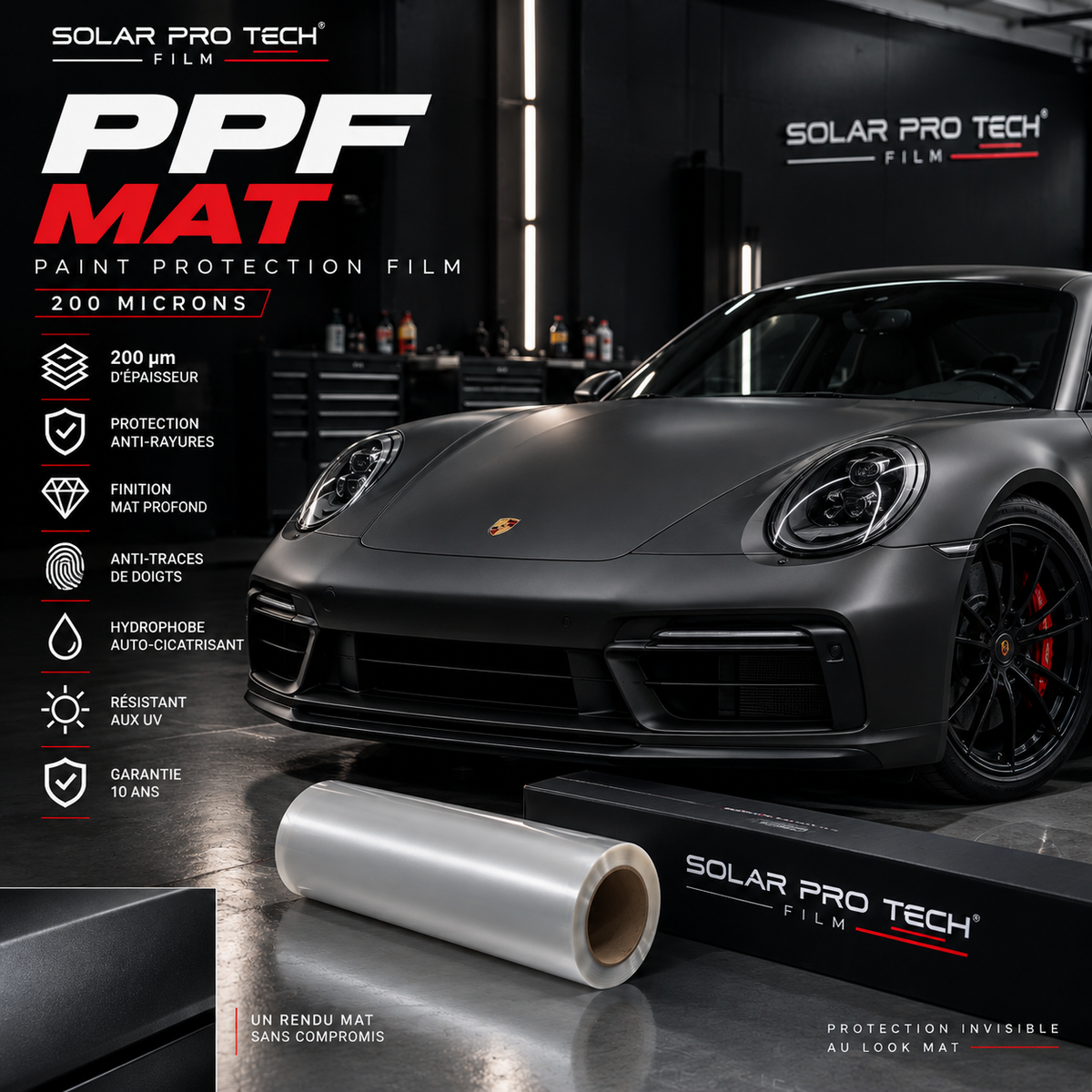 Film PPF SPPF Mat 200 microns – Solar Pro Tech Film