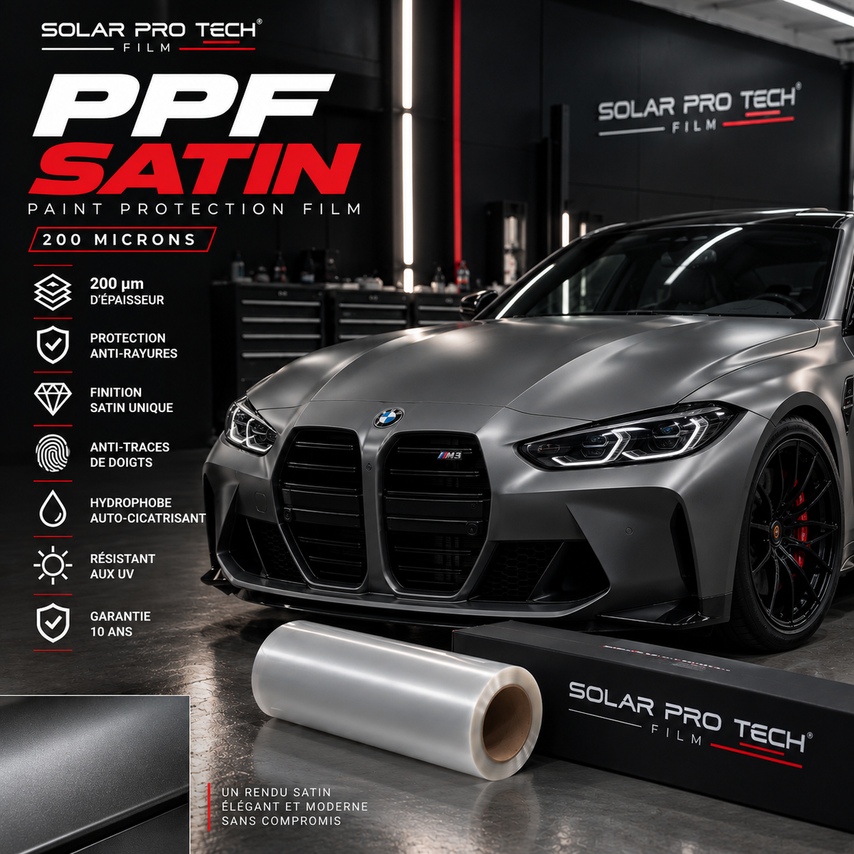 Film PPF SPPF Satin 200 microns – Solar Pro Tech Film
